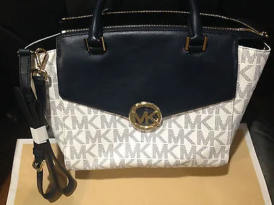 Michael Kors MK Signature 100%Authentic Women's Large Satchel Handbag Purse$398  • $279.99