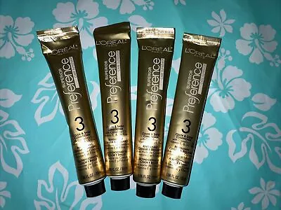 L'Oreal Superior Preference Color & Shine Conditioner Lot Of 4 Tubes 1.86 Oz NEW • $20.50