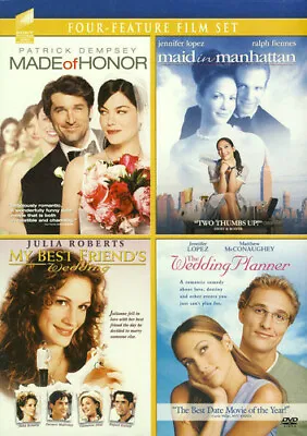 Made Of Honor/Maid In Manhattan/My Best Friend's Wedding/Wedding Pla (DVD 2011) • $6.26