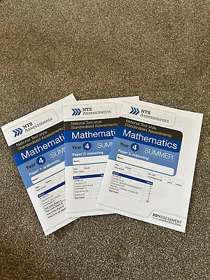 NTS Assessments Mathematics Year 4 Summer. Paper 12 &3 • £5