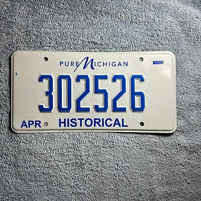 Pure Michigan Historical License Plate 302526 • $14.99