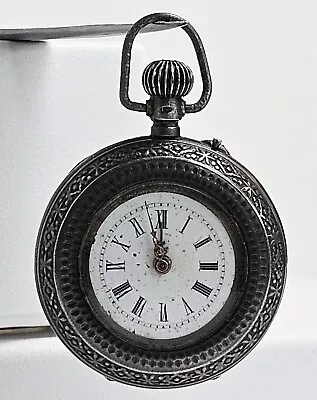 Antique Swiss 800 Silver Pocket Watch *Read Description * • $69.69