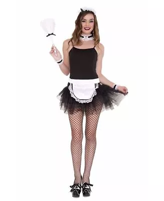 Brand New French Maid Costume Kit Music Legs 70012 • $16.99