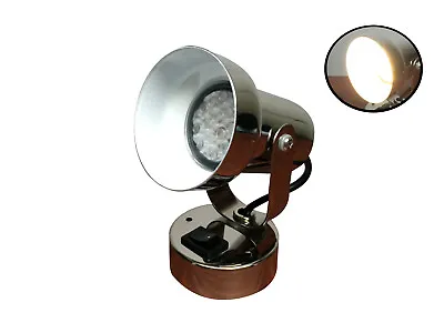 Stainless Steel 304 Reading Light Marine Boat 3.1w Daylight White On 12v 102lm • $39.99