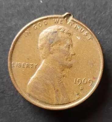 1969 D Floating-roof Penny No FG Initials Or Lincoln Figure On Reverse. • $7