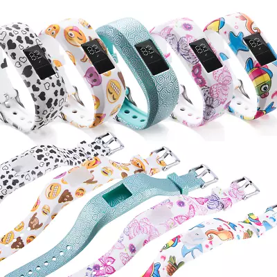 $4.95 • Buy For Garmin Vivofit JR/JR2 Wrist Bands Junior Kids Replacement Printed Strap Soft