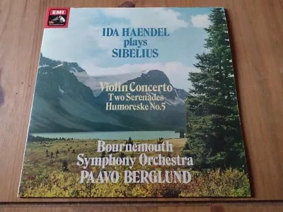£9.99 • Buy Sibelius Violin Concerto Etc Ida Haendel Paavo Berglund Bso Emi Hmv Asd 3199 Lp