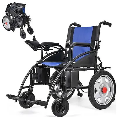 Electric Motorized Wheelchair Foldable Mobility Scooter Battery Dual Motor 265lb • $685.49