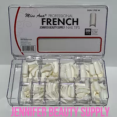 500-1000 Pcs Coffin Nail Tips Long Square French Fake False Nails Transparent Us • $7.95