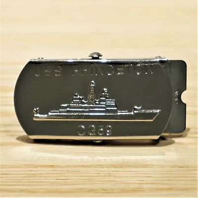 USS Princeton Ship CG59 Belt Buckle Silver Made In Japan • $17.49