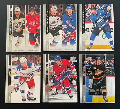 2020-21 Upper Deck Series 1 Hockey BASE CARDS  (#1-200) U-PICK LIST • $0.73