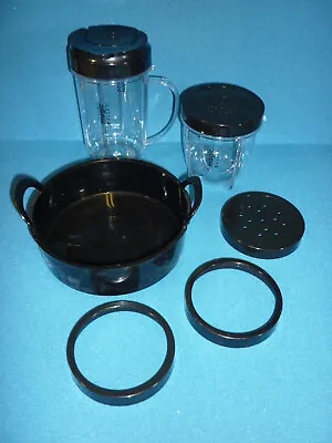Unused Magic Bullet Blender Cups Accessories Bundle Parts Only Genuine • £14.99