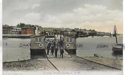 Early Vintage Postcardthe Floating Bridgecowesisle Of Wight1907 • £3.99