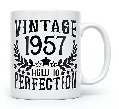 £6.99 • Buy 65th Birthday Mug Coffee Tea Present Gift For Family Mum Dad Parent Son 1957
