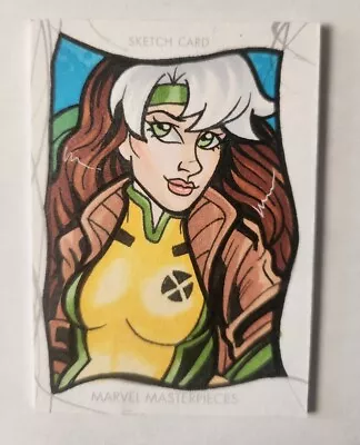 2020 Marvel Masterpieces Mai Irving X-Men Sketch Card Rogue • $69.99