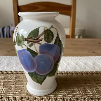 £14 • Buy Portmeirion Pomona Canton Vase L’imperatrice Plum 5.5 Inches