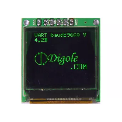 1.1  Green UART/I2C/SPI 96x96 OLED Display Module 5-Fonts/Graphic For Arduino CA • $12.89