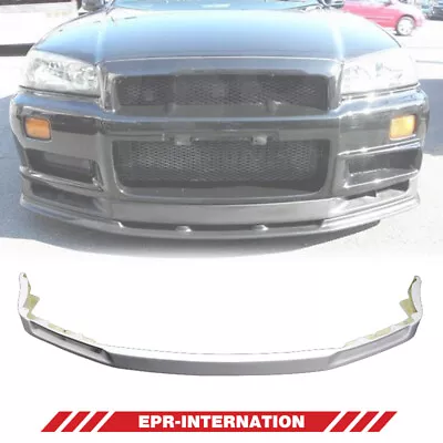 OE Style FRP Fiber For Nissan R34 Skyline GTR Standard Front Bumper Middle Lip • $580