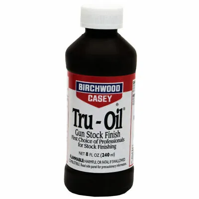 Birchwood Casey Tru-Oil Gun Stock Finish Natural Wood 8 Oz. Bottle 23035 • $19.15