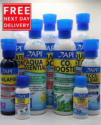 API Stress Coat Zyme Start Clear Tap Water Salt Melafix Pimafix Prevent • £18.25