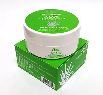 [ekel] Moisture Cream 100g/ Wrinkle/ Aloe Collagen Horse Oil Snail/ KOREA • £14.36