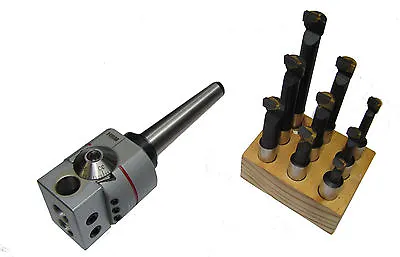 2mt Silver Boring Head Kit Milling Lathe Imperial + 9pc 1/2  Tools Rdgtools  • £68.50
