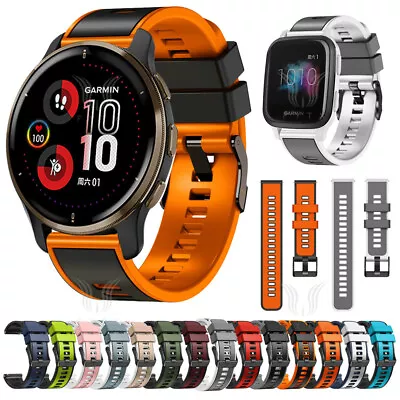 Silicone Sport Watch Band Strap For Garmin Forerunner 265 265S 255 255S Venu 2S  • $9.93