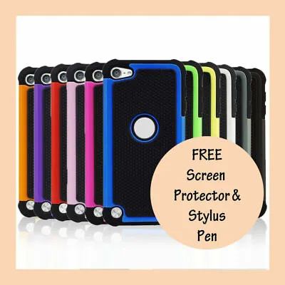 Shockproof Heavy Duty Tough Gel Cover Case For Apple IPod Touch 5 5th 6th 7 Gen • $7.75