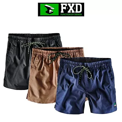 FXD WS.4 Repreve Stretch Elastic Waist Work Shorts Comfy Cotton Canvas Tough WS4 • $94.95