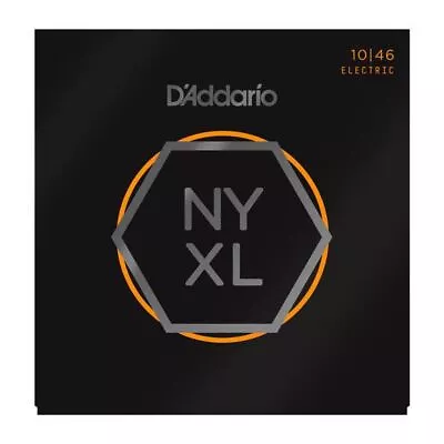 D'Addario NYXL1046 Nickel Wound Electric Guitar Strings Regular Light 10-46 • $12.99