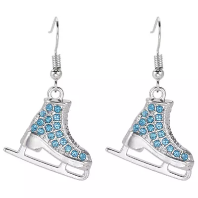 Rhinestone Skating Earrings - Sports Jewelry • £7.98