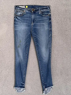 True Religion Halle Womens Denim Blue Jeans Size 26 Inseam 28  • $11.04