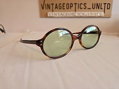 American Optical Obsession 32 Tortoise Shell Glass Lens Sunglasses (Mint) • $99.99