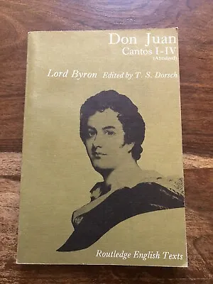 Don Juan Cantos I-IV By Lord Byron 1971 • £5