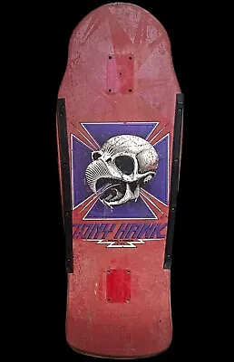 Vintage 1980’s Powell Peralta Tony Hawk XT Bonite Skateboard Deck • $600