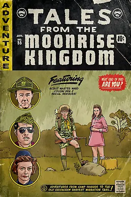 Moonrise Kingdom 16x24 By 12sketches Ltd Edition X/ Poster Print Mondo MINT Art • $90