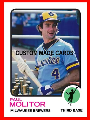 Custom Made BASEBALL CARDS 46 Different Classic Design U-PICK (LOT 2 OF 2) THICK • $2