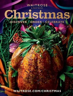 £4.99 • Buy Waitrose Christmas Food To Order Magazine 2022