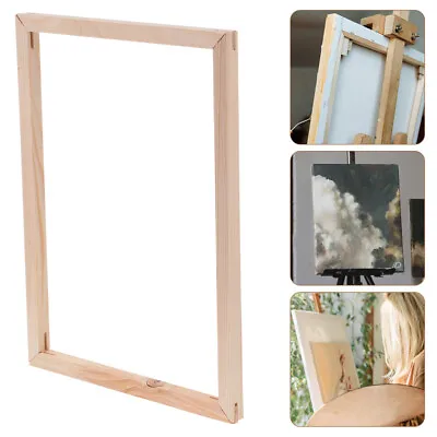 DIY Canvas Stretcher Bars Frame Kit For Oil Paintings 50x40cm • £12.09