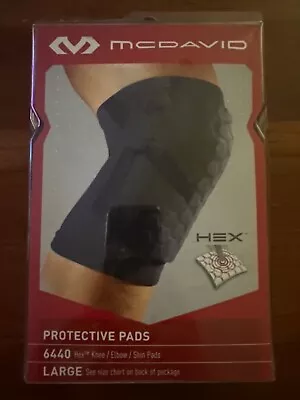 Mcdavid 6440 HEX Protective Knee / Elbow / Shin Pads Size Large Navy-pair • $25