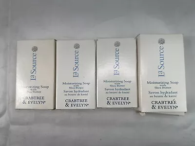 Crabtree & Evelyn La Source Travel Size Soap Lot 4 Moisturizing Shea Butter New • £19.27