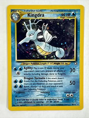 Pokémon TCG Kingdra Unlimited Holo Rare - Neo Genesis 8/111 • $9.99