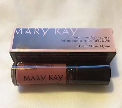 New Mary Kay Nourishine Plus Lip Gloss Set 0.15oz 4.5ml Cafe Au Lait Or Naturel • $19.99