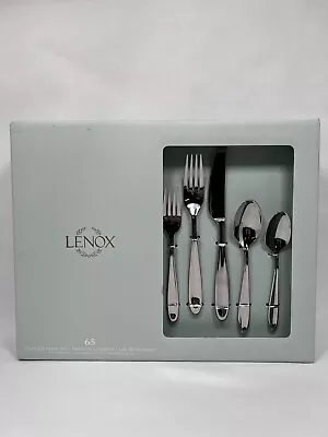 Lenox Cantera 65 Piece Stainless Steel Flatware Set Service For 12 • $99.99