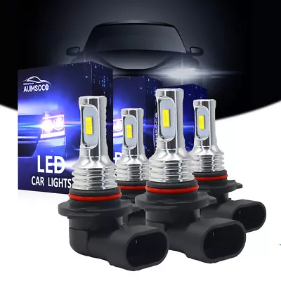 For Chevy S10 Cab Pickup 2.2L 4.3L 1994-2004 LED Headlight Hi/Lo Bulbs 9005+9006 • $24.99