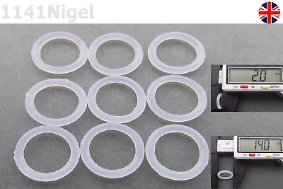 £1.99 • Buy 14mm OD  2mm CS O Rings Seal Silicone VMQ Sealing O-rings Washers New   Last Few