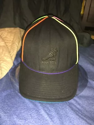 $33.50 • Buy Kangol Baseball Style Hat W/ Neon Colors Cording Size S/M Flexfit, RARE! VHTF