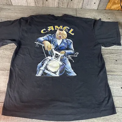 $46.98 • Buy Vintage 1992 Joe Camel Cigarettes Daytona Beach Bike Week Black T-Shirt XL