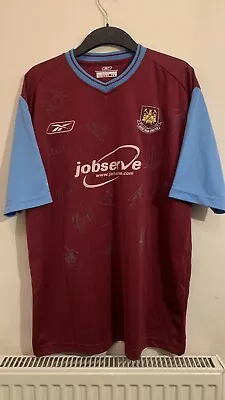 West Ham United FC Beautiful Squad Signed Official Store Shirt FA Cup Final Team • £89.99