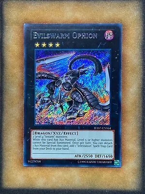 Yugioh Evilswarm Ophion HA07-EN064 Secret Rare NM • $3.19